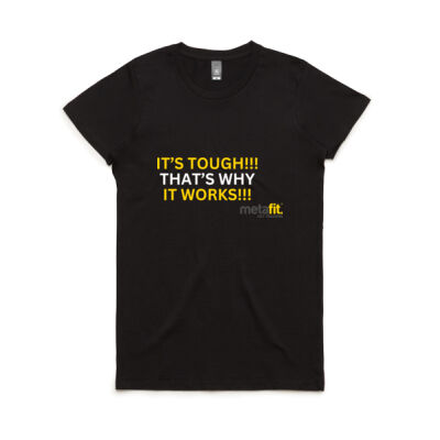 Metafit  It's Tough! Womens Tee - COACH Thumbnail