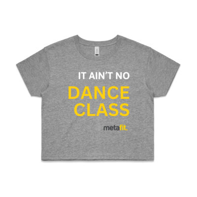 MetaFIT 'No Dance Class' Crop Tee - COACH Thumbnail